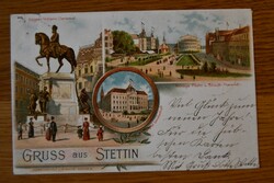 Litho. Gruss aus Stettin.