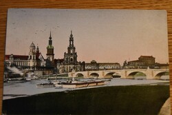 Die neue Augustusbrücke, Ständehaus, Kgl. Schlo...