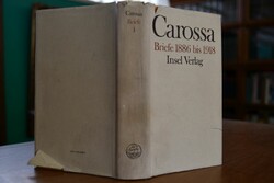 Hans Carossa Briefe I, 1886 - 1918.