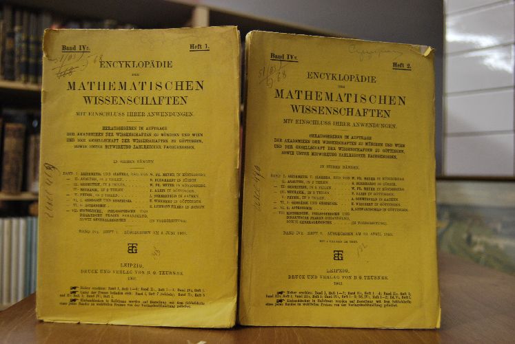 Encyklopädie der mathematischen Wissenschaften mit Einschluss ihrer Anwendungen. Band IV,2 Hefte 1 und 2. Mechanik der deformierbaren Körper.