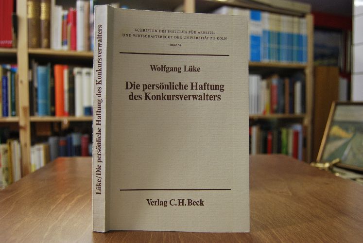 Die persönliche Haftung des Konkursverwalters. Dargestellt am Beispiel der Haftung gegenüber neuen Massegläubigern.