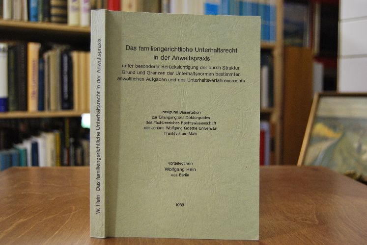 Das familiengerichtliche Unterhaltsrecht in der Anwaltspraxis unter besonderer Berücksichtigung der durch Struktur, Grund und Grenzen der Unterhaltsnormen bestimmten anwaltlichen Aufgaben und des Unterhaltsverfahrensrechts.