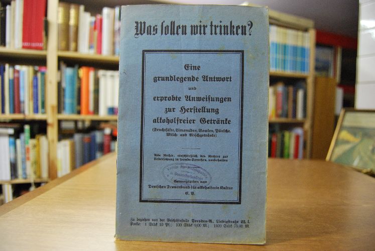 Was sollen wir trinken?