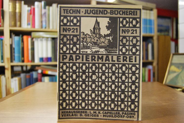 Papiermalerei.