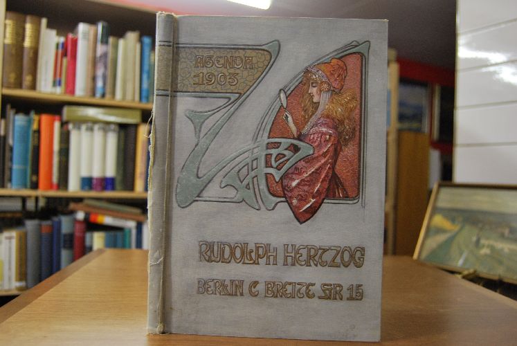 1903 Agenda. Rudolph Hertzog. Berlin c2 Breitestr. 12-18, Brüderstr. 24-33.