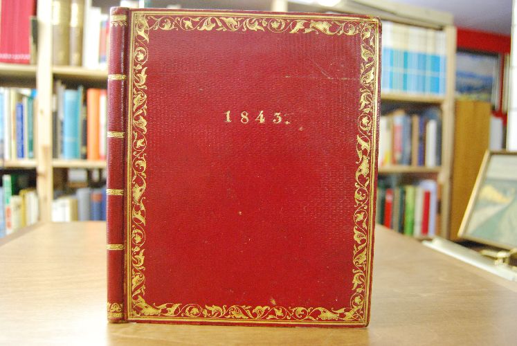 Vereinigter Geschichts- Haushaltungs- und Garten-Kalender auf das Gemein-Jahr 1843 für die Königl. Preuss. Provinzen Brandenburg, Pommern u. Sachsen.