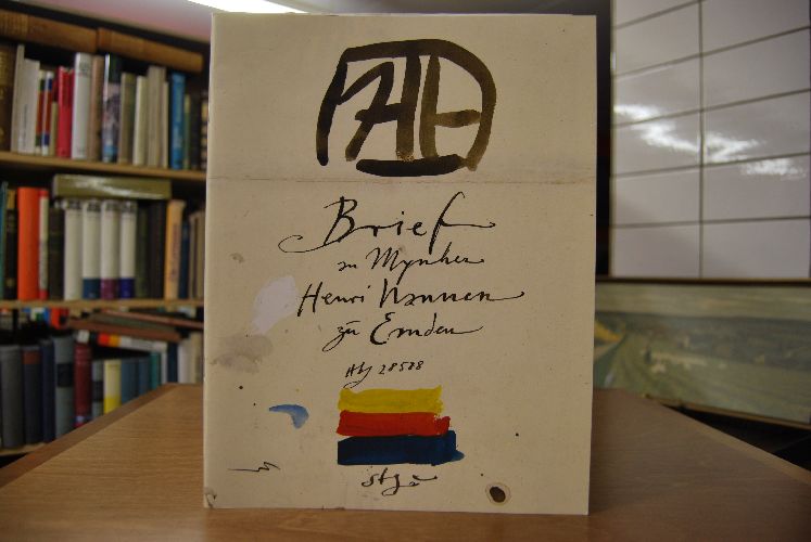 Briefe an Mynher Henri Nannen zu Emden. Zur Ausstellung der Kunsthalle Emden Horst Janssen - Zeichnungen, Aquarelle, Gouachen, Radierungen und Lithographien vom 10. Juli - 4. September 1988.