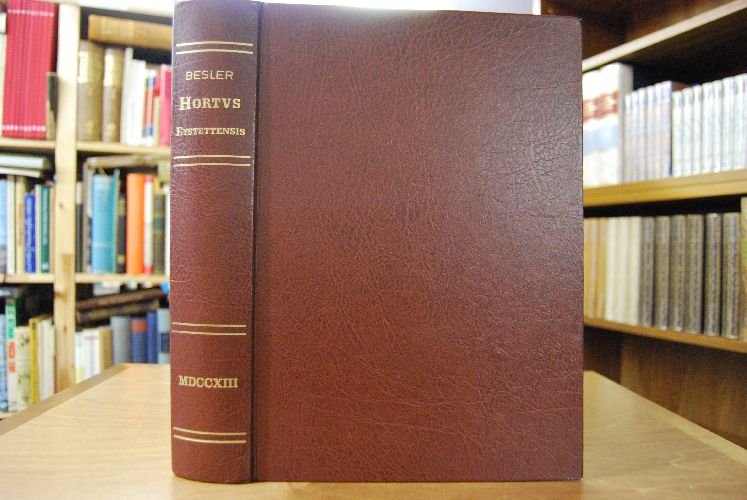 Hortus Eystettensis sive diligens et accurata omnium plantarum, florum, stirpium, ex variis orbis terrae partibus, singulari studio collectarum, quae in celeberrimis viridariis arcem episcopalem ibidem cingentibus, olim conspiciebantur delineatio et ad vivum repraesentatio.