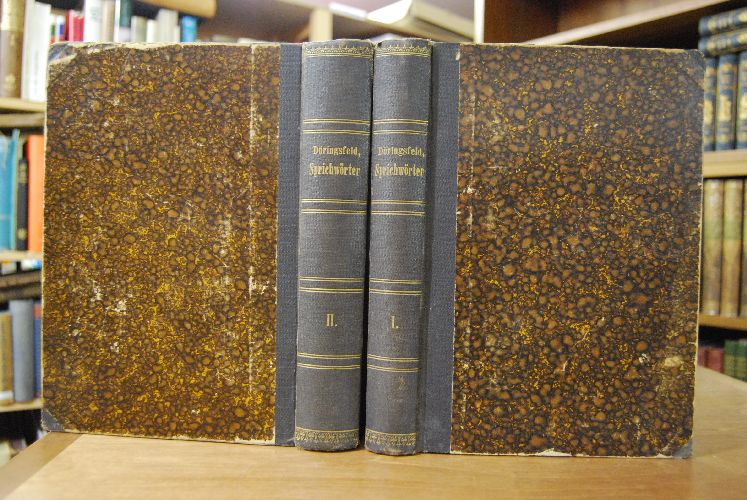 Sprichwörter der germanischen und romanischen Sprachen vergleichend zusammengestellt. 2 Bände (komplett).