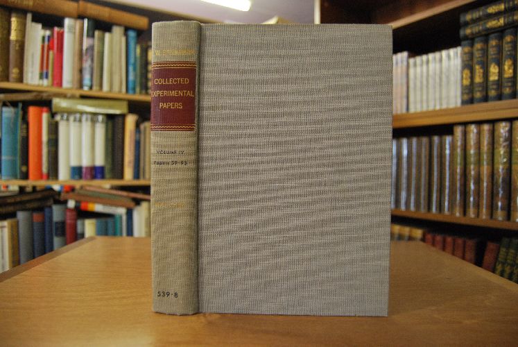 Collected Experimental Papers Volume IV Papers 59-93 (apart).