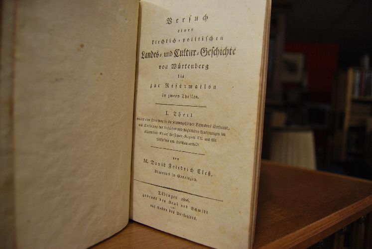Versuch einer kirchlich-politischen Landes- und Cultur-Geschichte von Würtenberg bis zur Reformation in zween Theilen.