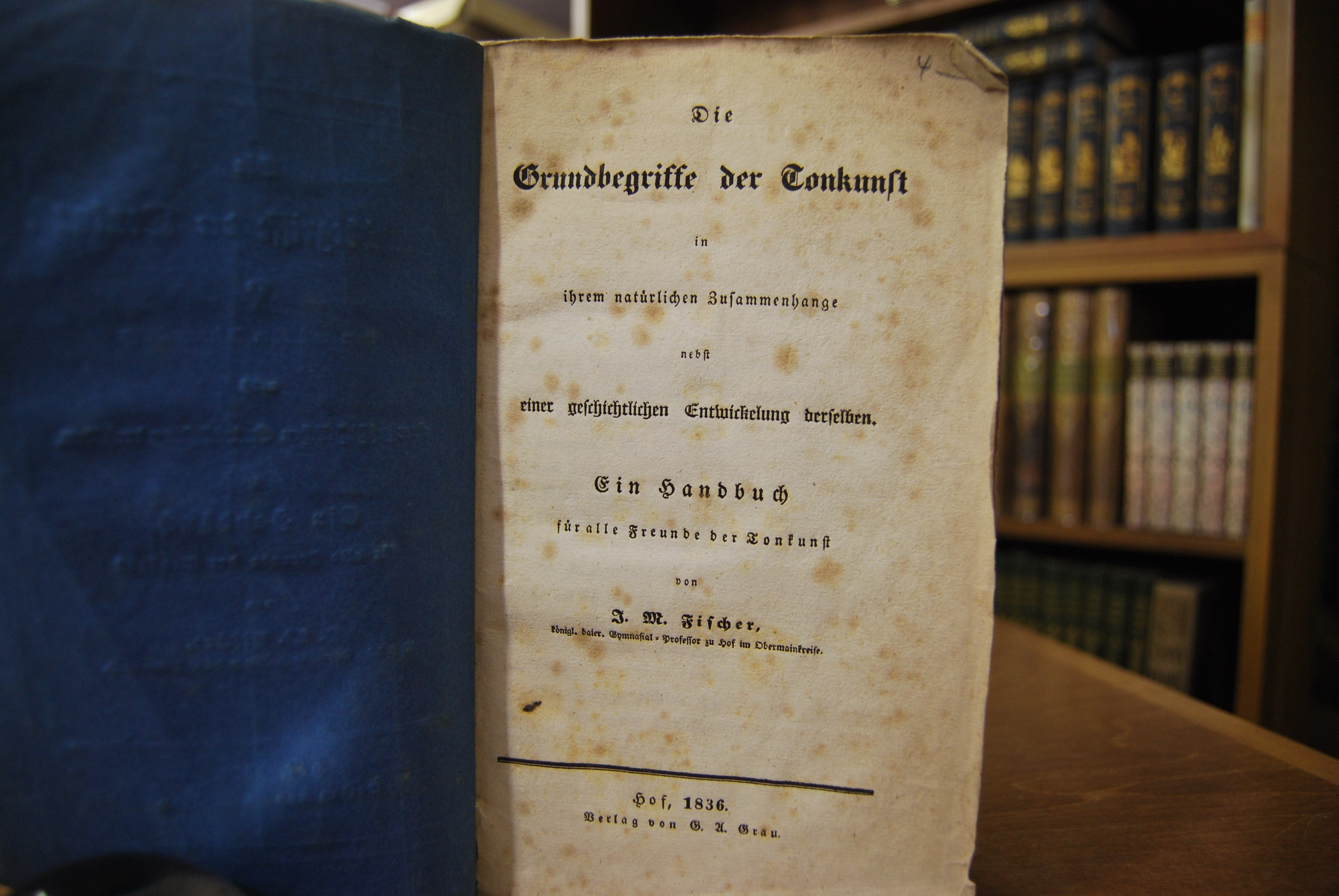 Die Grundbegriffe der Tonkunst in ihrem natürlichen Zusammenhange nebst einer geschichtlichen Entwicklung derselben. Ein Handbuch für alle Freunde der Tonkunst.