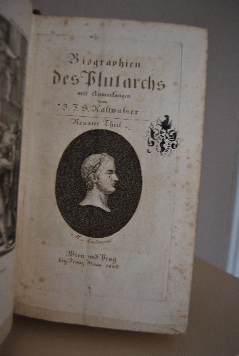Biographien des Plutarchs mit Anmerkungen von J.F.S. Kaltwasser. Neunter Theil (apart).