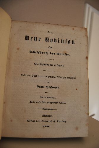Der Neue Robinson oder Schiffbruch des Pacific.
