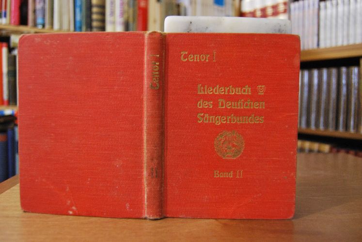 Liederbuch des Deutschen Sängerbundes. Band II, Tenor I.