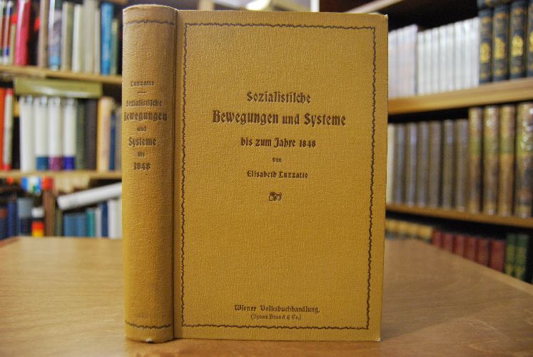 Sozialistische Bewegungen und Systeme bis zum Jahre 1848.Entwicklung und Wesen des Sozialismus Band 1