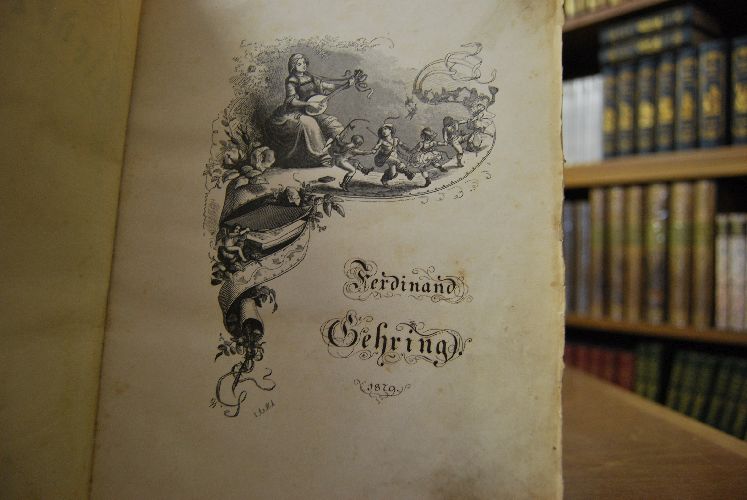 Erk`s Deutscher Liederschatz. Eine Auswahl der beliebtesten Volks-, Vaterlands-, Soldaten-, Jäger- und Studenten-Lieder für eine Singstimme mit Pianoforte-Begleitung. Neue Ausgabe. Edition Peters No. 395a. I. Band (apart).