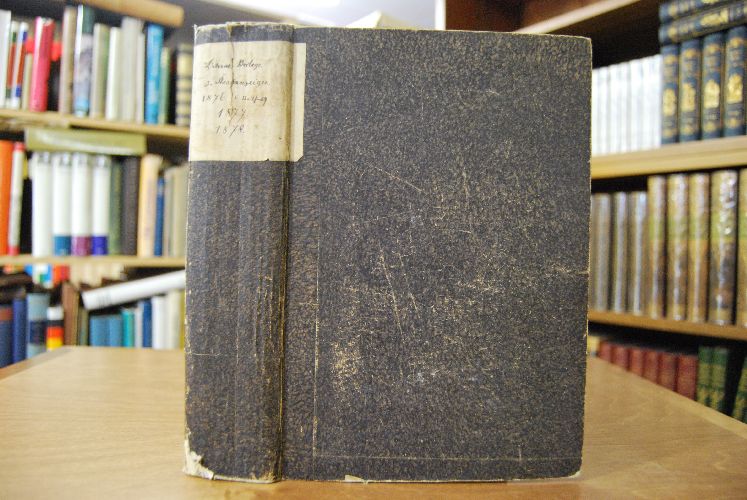Literarische Beilage des Staats-Anzeigers für Württemberg 1876 Hefte 8, 13, 27-29, 1877 und 1878 in einem Band.