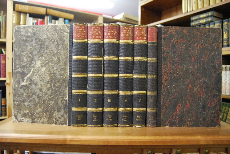 Allgemeines Künstler-Lexicon. Leben und Werke der berühmtesten Bildenden Künstler. Bde. 1-5 und der Nachtragsband als 6. Band.