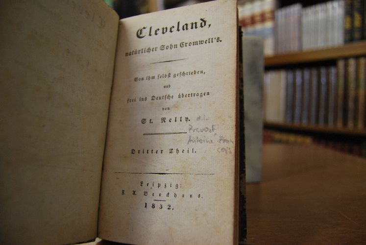 Cleveland, natürlicher Sohn Cromwell`s. Dritter Theil (apart).