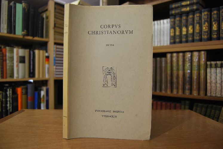 Initia patrum latinorum. Collegit ordinavitque.