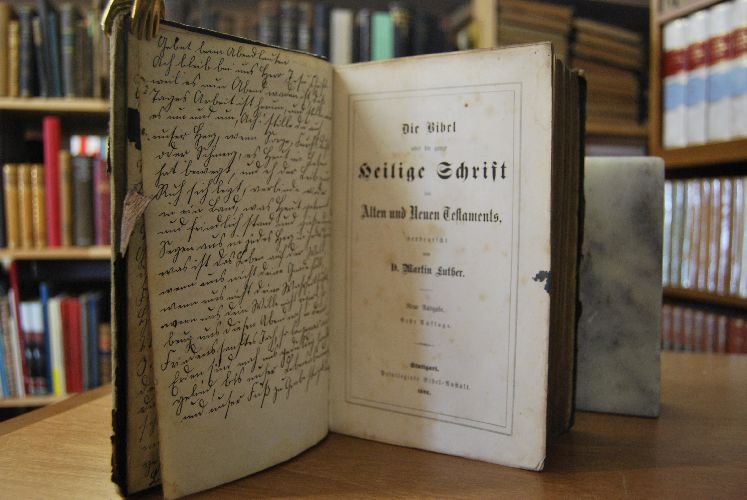 Die Bibel oder die ganze Heilige Schrift des Alten und Neuen Testaments verdeutscht von D. Martin Luther.