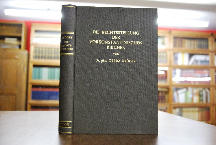 Die Rechtsstellung der vorkonstantinischen Kirchen.