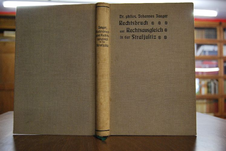 Rechtsbruch und Rechtsausgleich in der Strafjustiz. Studien zu Reformfragen in der Kriminologie.