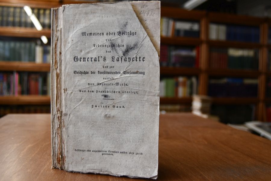 Memoiren oder Beiträge zur Lebensgeschichte des Generals Lafayette und zur Geschichte der konstituierenden Versammlung. Zwei Bände (komplett).