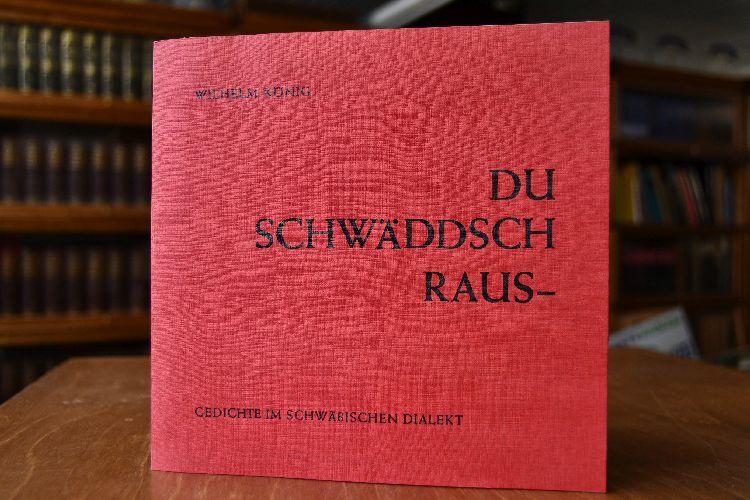 Du schwäddsch raus. Gedichte im schwäbischen Dialekt mit einem Nachwort von Norbert Feinäugle.