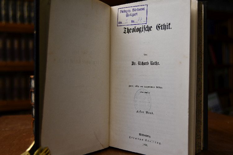 Theologische Ethik. Bde. 1-5 (komplett).