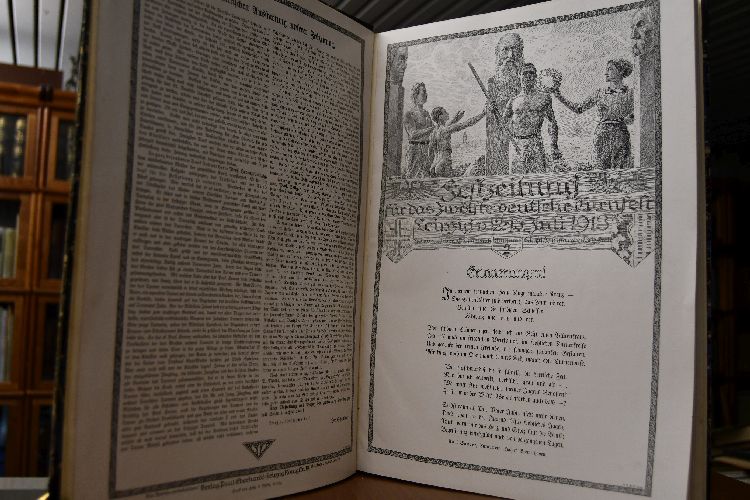 Festzeitung für das zwölfte deutsche Turnfest Leipzig v. 12.-15. Juli 1913.