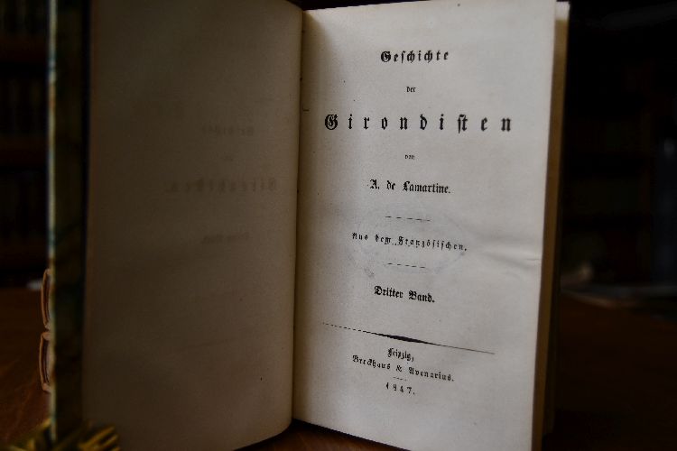 Geschichte der Girondisten. Bde. 1 - 8 (komplett) in 4 Bdn.