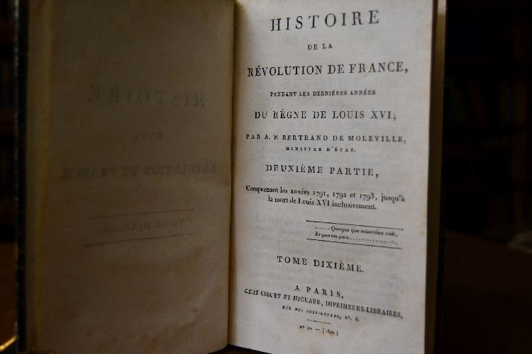 Histoire de la revolution de France, pendant les dernieres annees du Regne de Louis XVI. Bde. 6-10 (von 10).