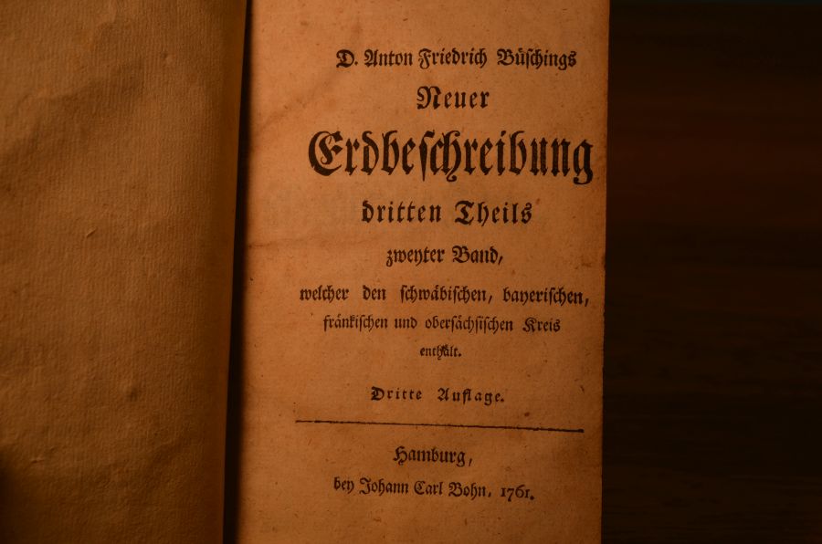 D. Anton Friedrich Büschings Neuer Erdbeschreibung dritten Theils zweyter Band, welcher den schwäbischen, bayerischen, fränkischen und obersächsischen Kreis enthält.