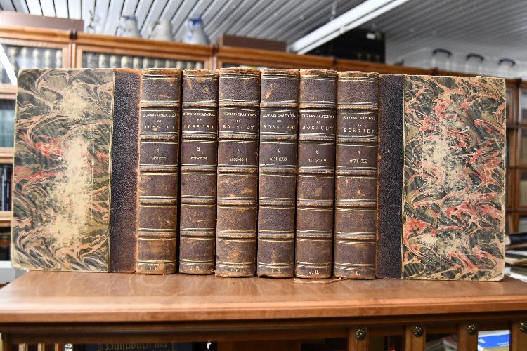 Oeuvres Oratoires de Bossuet. Edition critique complete. 6 Bde. in Bd. 6 beigebunden Table analytique des Oeuvres Oratoires de Bossuet (komplett).