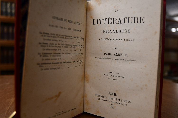 La Litterature Francaise au dix-huitieme Siecle.