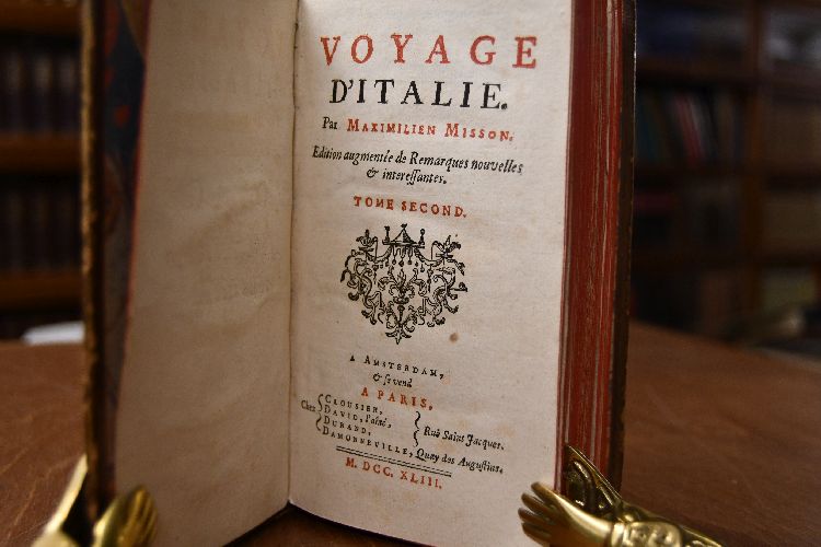 Voyage d`Italie. Tome Second (von 4) apart.