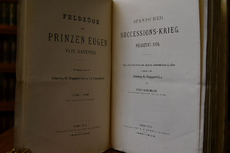 Spanischer Successions-Krieg. Feldzug 1704.