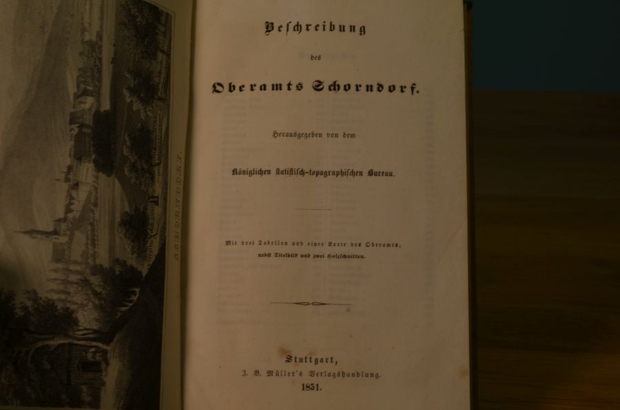 Beschreibung des Oberamts Schorndorf