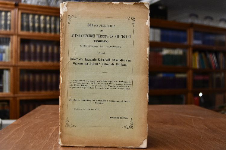 Aus den Briefen der Herzogin Elisabeth Charlotte von Orleans an Etienne Polier de Bottens.