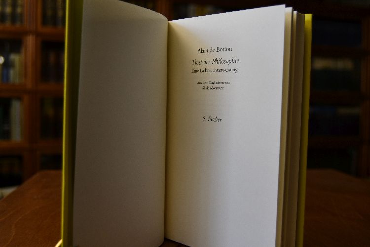 Trost der Philosophie. Eine Gebrauchsanweisung.