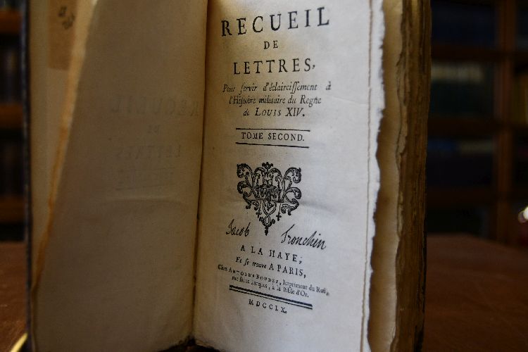 Recueil de Lettres. Pour servir d`eclaircissement a l`Histoire militaire du Regne de Louis XIV. Tome second (apart).