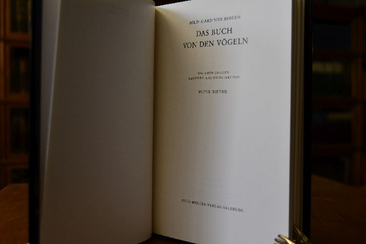 Hildegard von Bingen, Das Buch von den Vögeln.