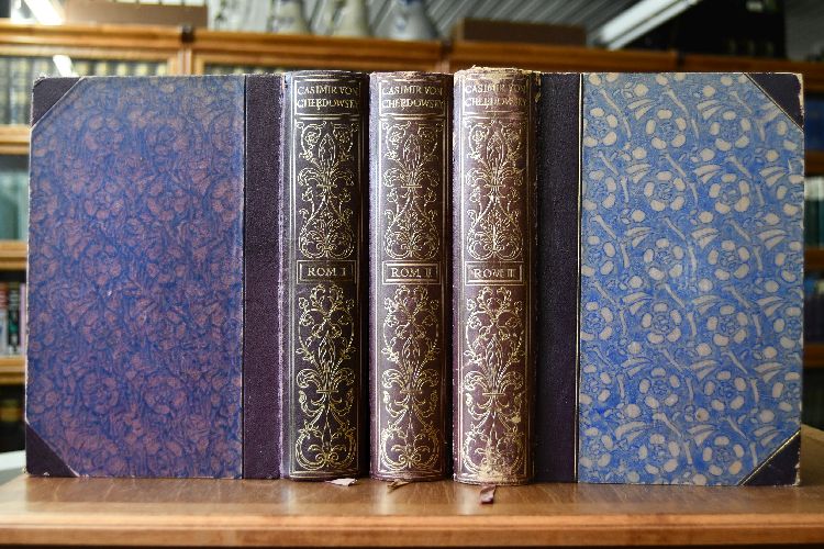 Rom - 3 Bände. Die Menschen der Renaissance, Das Italien des Rokoko, Die Menschen des Barock, Autorisierte Übertragung von Rosa Schapire.