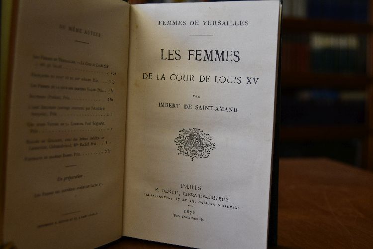 Les Femmes de la Cour de Louis XV.