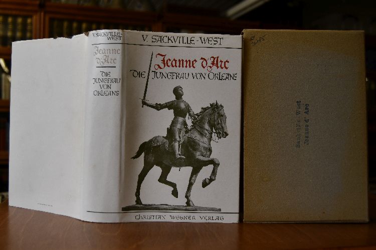 Jeanne d‘Arc, die Jungfrau von Orleans. Geboren am 6. Januar 1412, als Ketzerin verbrannt am 30. Mai 1431, heilig gesprochen am 16. Mai 1920.
