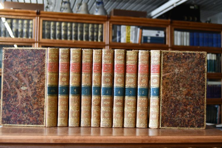 Oeuvres completes de Flechier, avec une notice ou discours preliminaire sur la vie et les ouvrages de ce celebre orateur. 10 Bde. (komplett).