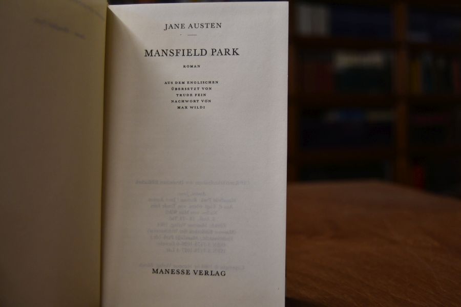 Mansfield Park Roman.