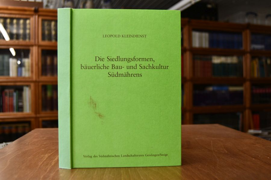 Die Siedlungsformen, bäuerliche Bau- und Sachkultur Südmährens.